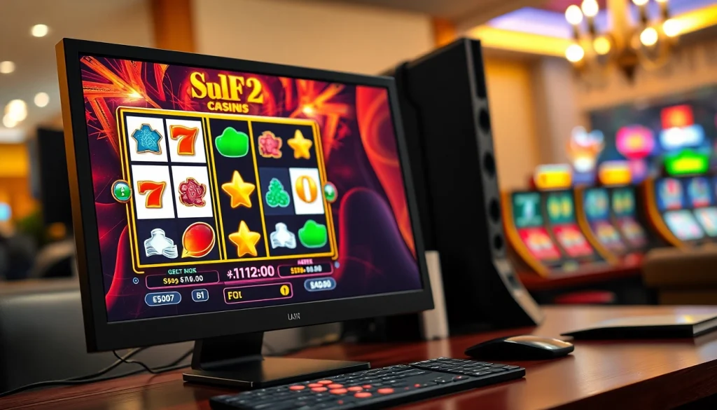 เล่นสล็อตออนไลน์บนหน้าจอคอมพิวเตอร์ด้วยกราฟิกสวยงามและบรรยากาศสนุกสนาน