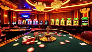 Experience the excitement of online gaming at https://lc88comm.com/ with vibrant casino tables and thrilling slot machines.