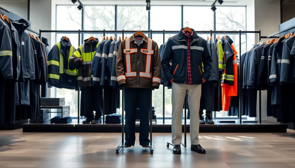 Köp arbetskläder av hög kvalitet till bra pris för att förbättra din arbetsmiljö.
