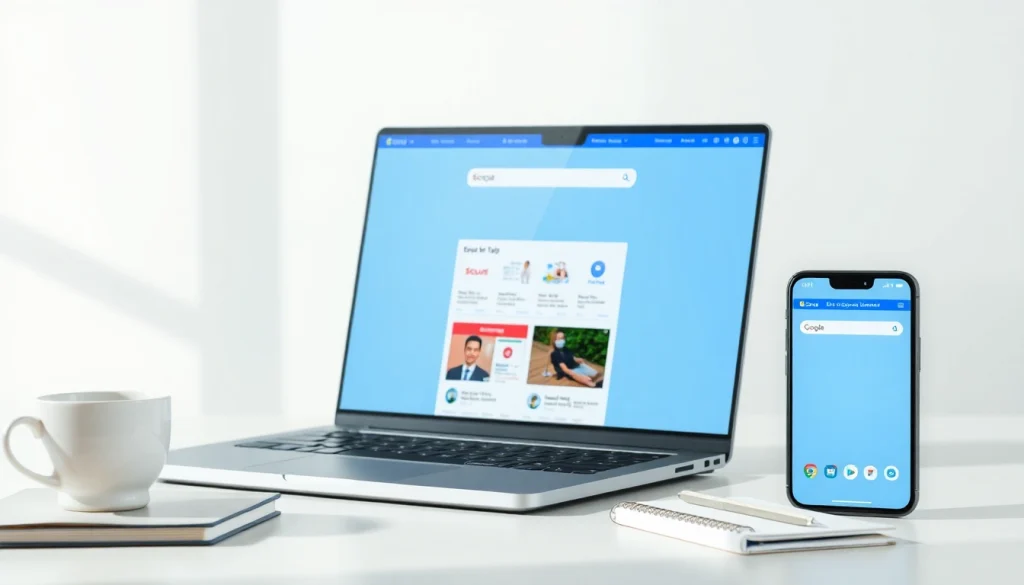 Sogou浏览器 user interface displayed on devices showcasing customization and a clean browsing experience