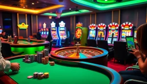 Experience the thrill of gaming at DR88 with vibrant casino tables and engaging gameplay.