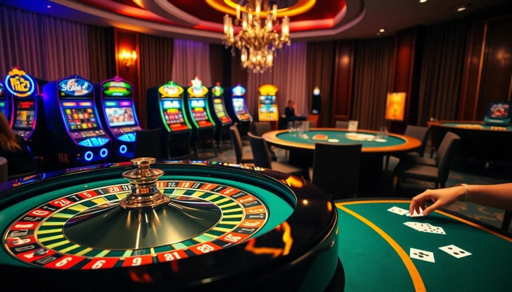 Gamble at https://topxx88.com/ with engaging casino tables and lively players.