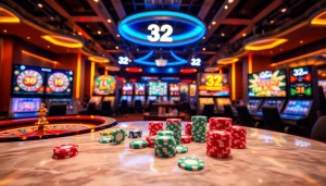 Experience the excitement of 32win. com with vibrant casino tables and interactive games.