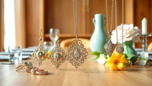 Showcase of exquisite jewelry from https://valenciakey.es, featuring elegant designs and vibrant colors.