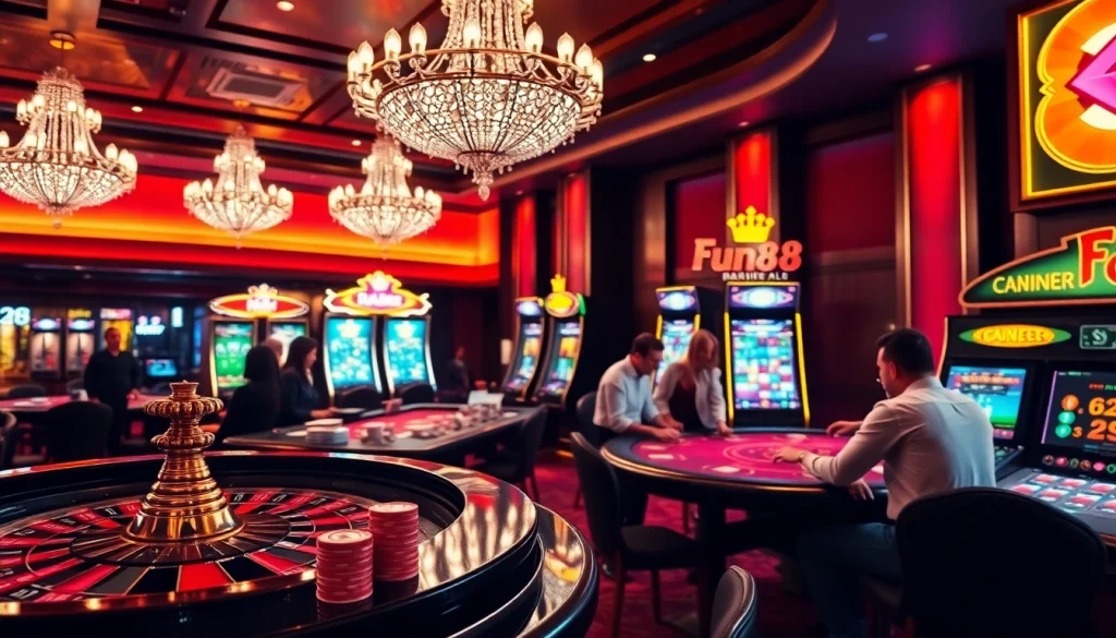 Experience thrilling gameplay at Fun88 with vibrant casino games, slots, and betting excitement.