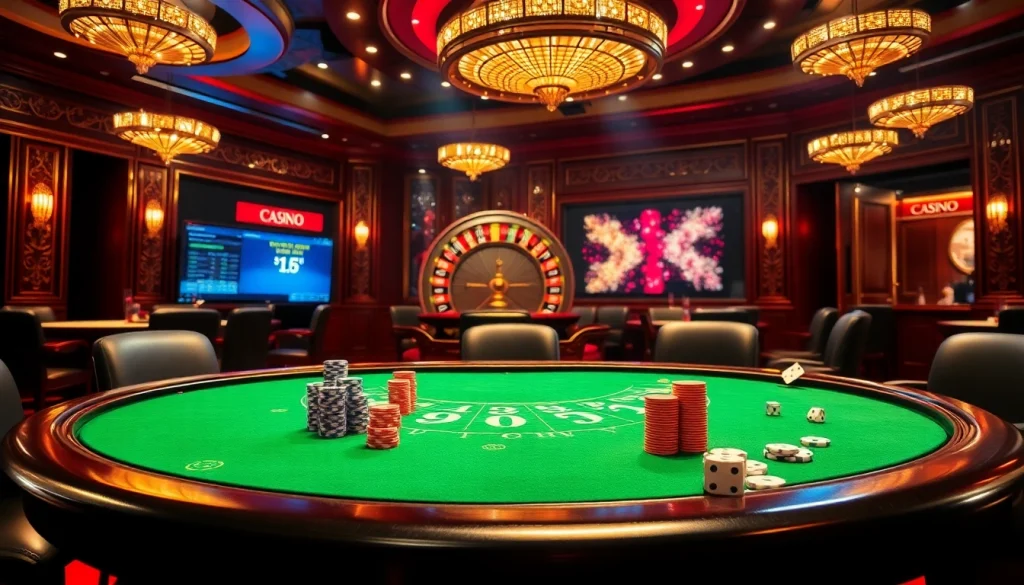 Experience the thrill of winning at Dominoqiu in a vibrant casino setting.