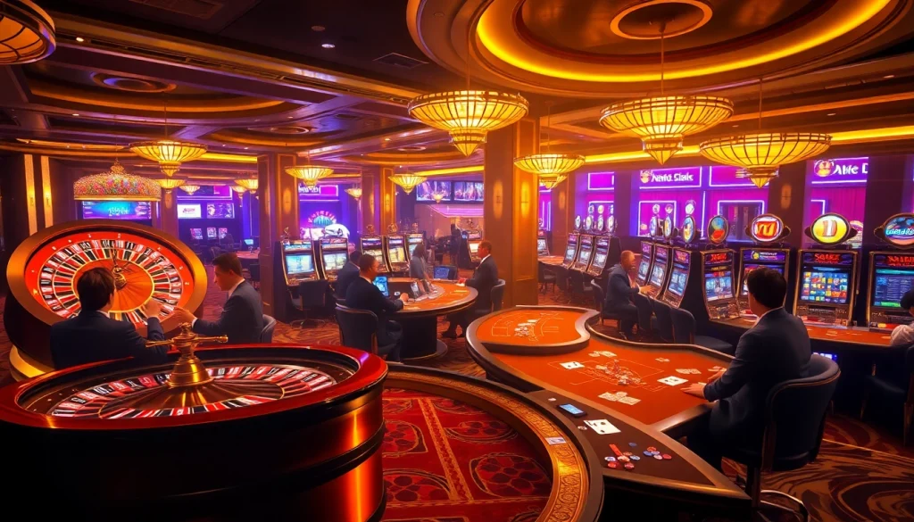 Experience the thrill of winning at https://rr8888.in.net/ with elegant casino tables and vibrant slot machines.