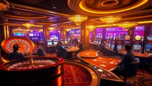 Experience the thrill of winning at https://rr8888.in.net/ with elegant casino tables and vibrant slot machines.