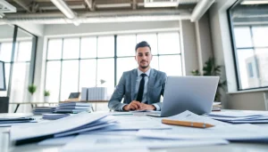 Engage in effective tax preparation with a skilled accountant in a professional setting.