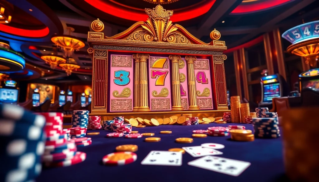 Experience the excitement of slot zeus with vibrant casino details and thrilling gameplay ambiance.