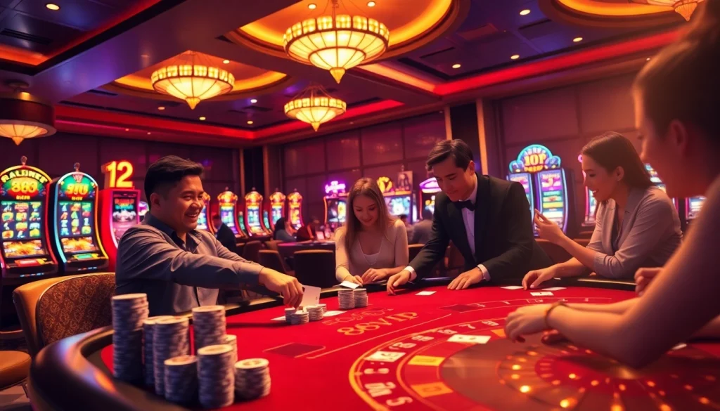 Experience the thrill of gambling at 68VIP with exciting poker, roulette, and vibrant slot machines.