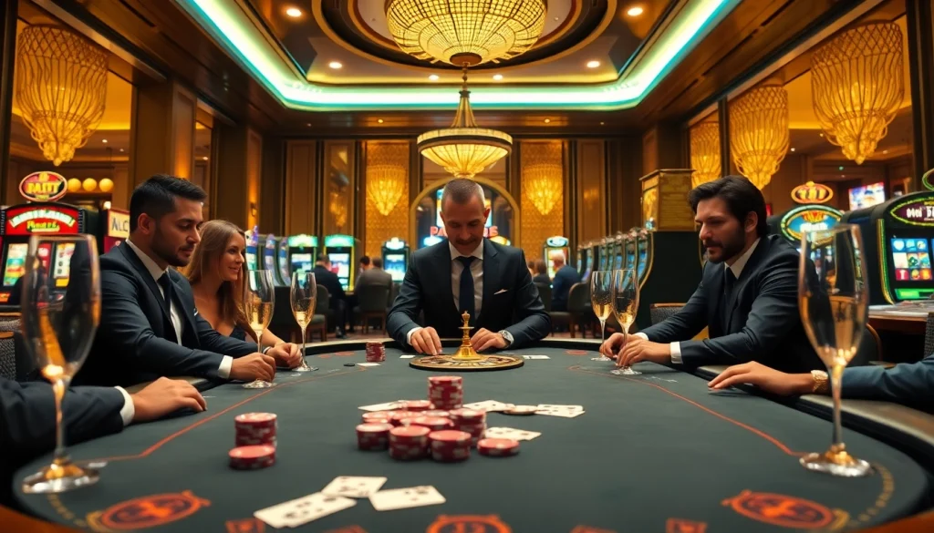 Experience the thrill of online gambling at https://sv88s.pro with a luxurious casino ambiance.