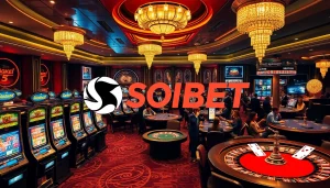 Experience the excitement of SOIBET casino with vibrant games and engaging atmosphere.