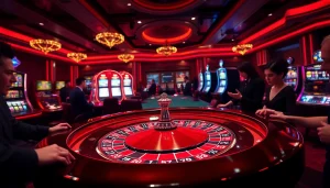 Experience the thrill of high-stakes games at 789club with vibrant roulette action and eager players.