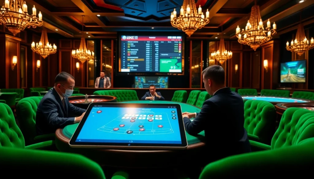 Experience the thrill of betting at https://kjc.money/ with luxurious tables and high-stakes action.