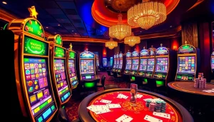 Experience the thrill of slot deposit 1k with vibrant slot machines and exciting casino action.