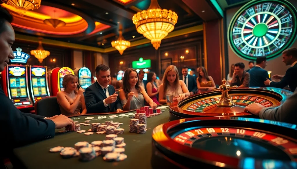 Experience majestic gambling excitement at https://vaoluoitv.it.com with vibrant casino scenes filled with thrilling action.