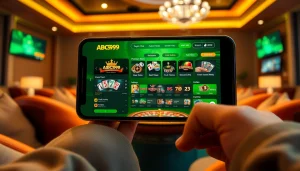 Experience the excitement of ABC999 online betting platform with diverse games and vibrant interface.