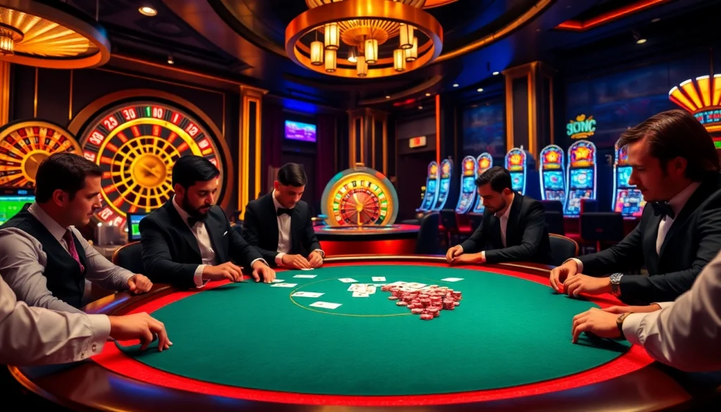 Experience the thrill of a luxurious poker game at kjc com with vibrant chips and cards
