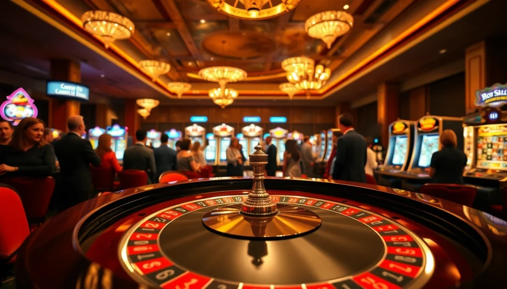 Experience the thrill of F17 at a lively casino roulette table, surrounded by enthusiastic players.