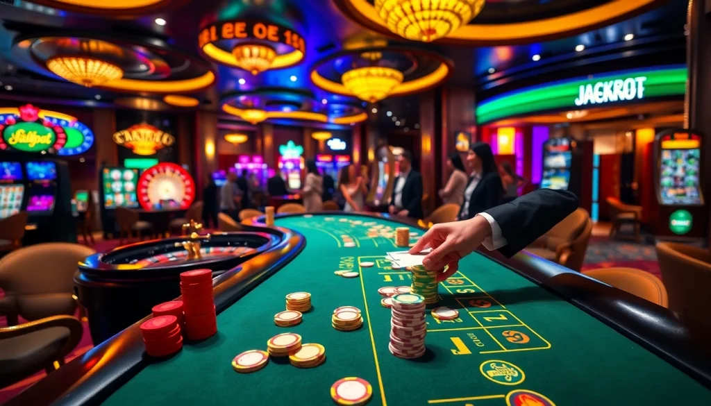 Experience thrilling action at https://tg88co.com/ with high-stakes blackjack tables and vibrant casino atmosphere.