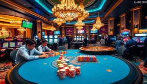 Experience gambling excitement at https://go88vn.id/ with luxurious casino visuals and poker action.