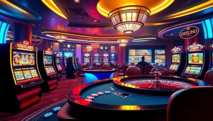 Experience thrilling slot games at Oxplay online casino with vibrant graphics and engaging gameplay.