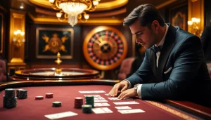 Experience thrilling poker excitement at RR88 casino with high-stakes chips and elegant ambiance.