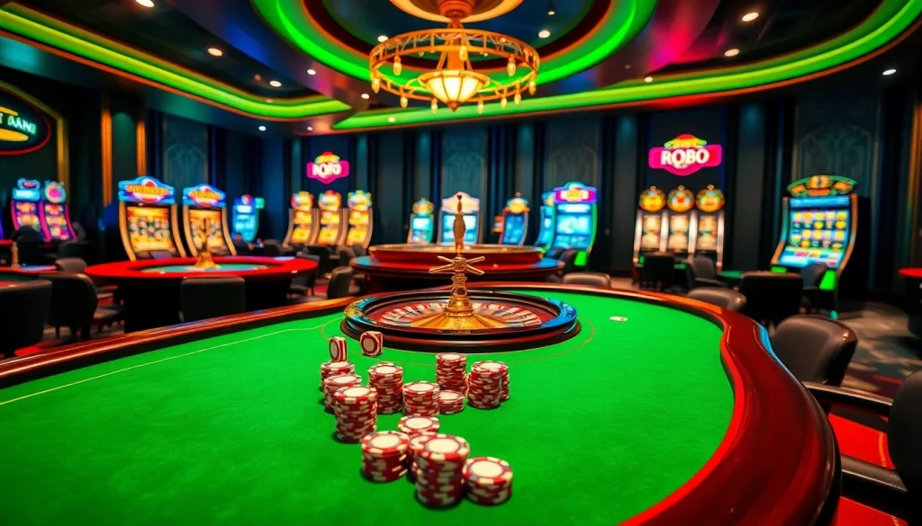 Experience the thrill of high stakes play at https://nk88net.com/ with an exciting casino scene.