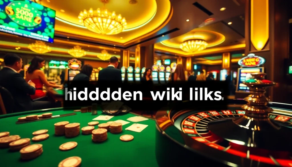 Engage in thrilling casino gameplay while exploring hidden wiki links for exciting strategies.