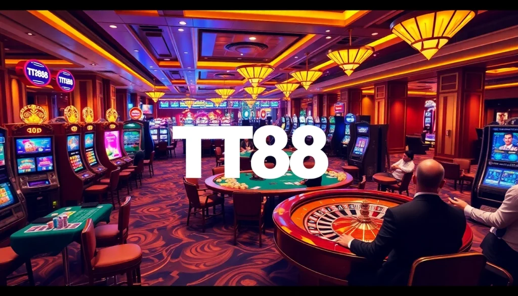 Experience the excitement of TT88 with vibrant casino games and thrilling action.