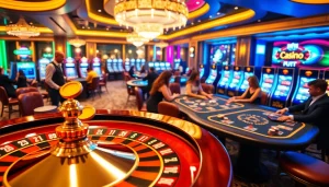 Players enjoying thrilling games at pg66.city casino with roulette and slot machines.