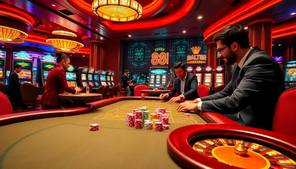 Experience excitement and winning strategies with the link 88i at a luxurious casino table.