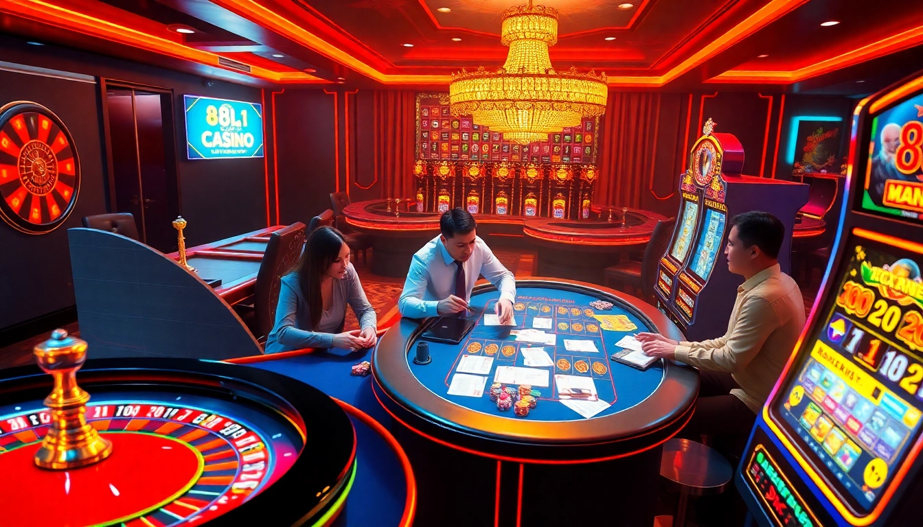 Experience 88i đăng nhập in a vibrant online casino environment filled with excitement, games, and winning opportunities.