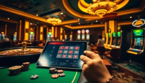 Lương Sơn TV enhances the gambling experience with a luxurious casino vibe featuring roulette and poker.