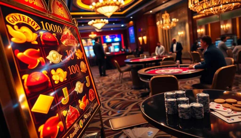 Experience the thrill of gojekpot with vibrant slot machines and exciting casino games.