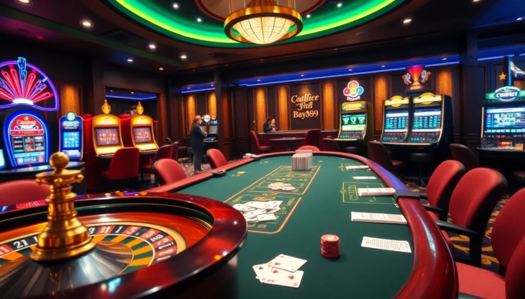 Experience the thrill of Bay789 with engaging casino gameplay at a vibrant roulette table.