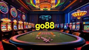 Experience the thrill of go88 with vibrant casino action at a high-stakes poker table.