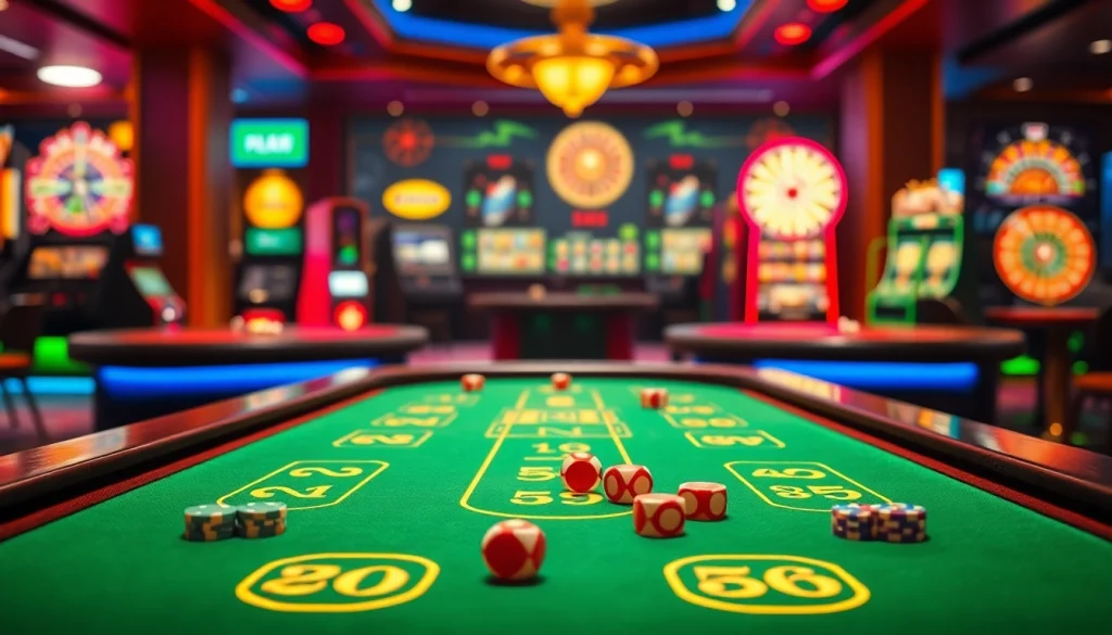 Experience the thrill of tài xỉu online with vibrant gaming visuals and interactive table features.