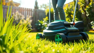 NovorikX 60V cordless lawn mower in action, showcasing efficient garden power tools.