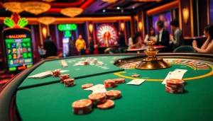 Experience high-stakes excitement at u888 with vibrant casino games featuring stylish tables and thrilling slots.