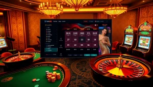 Experience thrilling online gaming with ww88 featuring vibrant casino tables and slot machines.