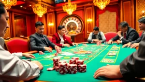 Engage with the hidden wiki while strategizing your poker game at a vibrant casino table.