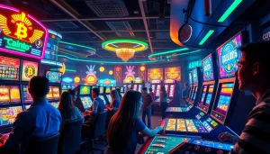 Explore the best crypto casinos featuring Bitcoin and Ethereum, with vibrant gaming environments and exciting players.