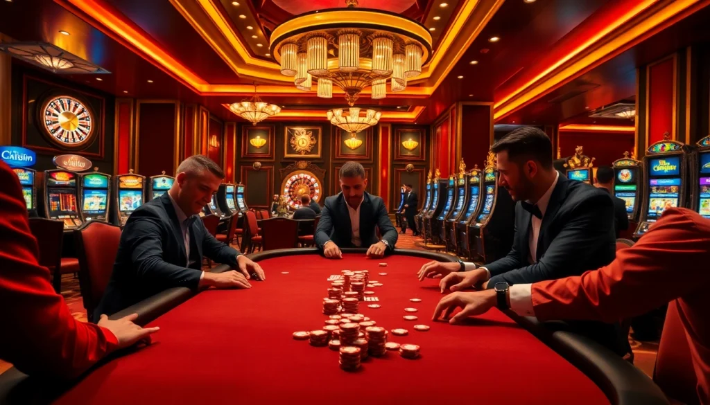 Experience high-stakes gambling at 11UU with thrilling poker action and vibrant casino visuals.