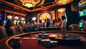 Experience the thrill of gori77 with lively casino action at poker tables and slot machines.