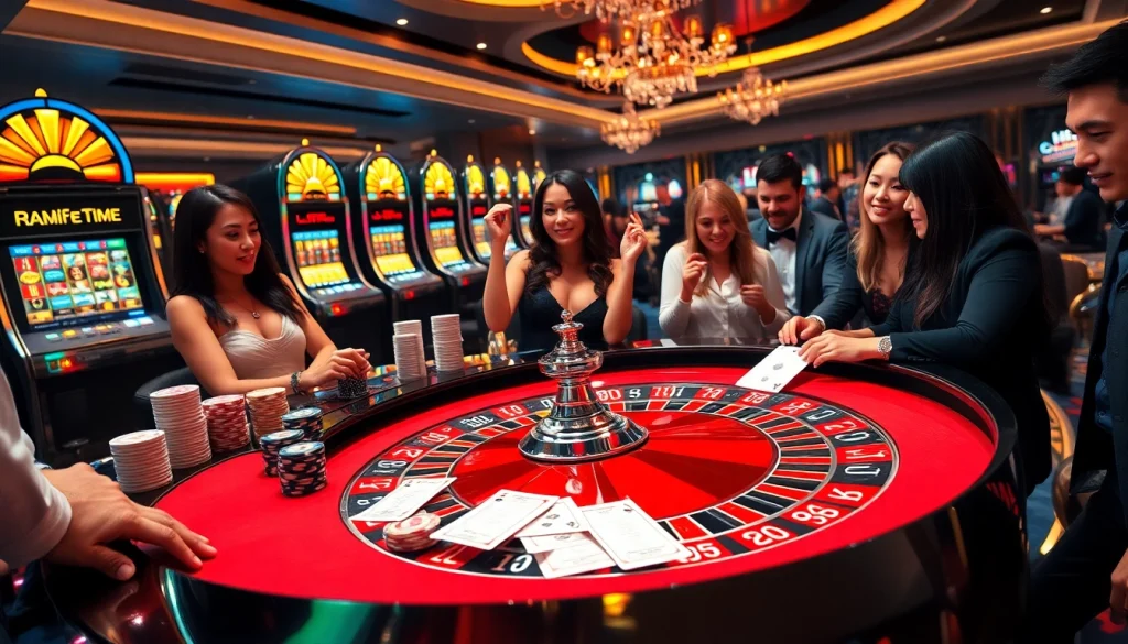 Trải nghiệm cá cược đầy hứng thú tại LUCK8 với các trò chơi hấp dẫn như roulette và máy đánh bạc.