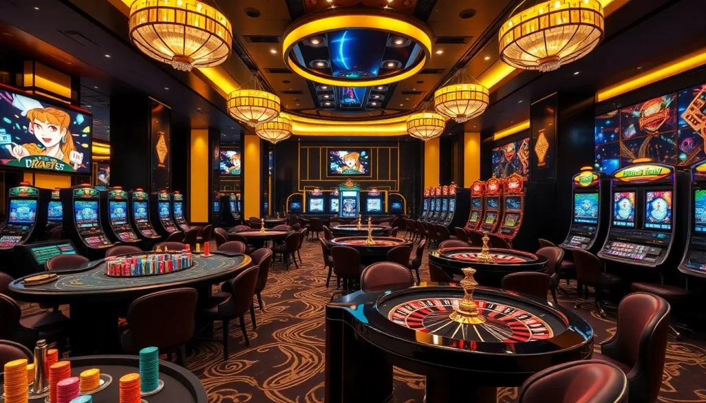 Experience exciting casino action at S8 with vibrant tables, chips, and high-stakes gameplay.