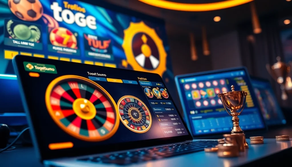 Rasakan kegembiraan bermain TogelSumo secara online dengan antarmuka yang hidup dan elemen interaktif.