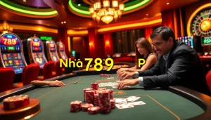 Dynamic gaming action at Nhà Cái 789P with players enjoying casino games.